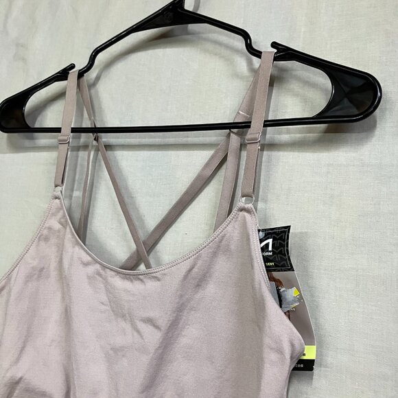 Maidenform Women's XL Blush Shapewear Seamless Mid Thigh Bodysuit Light Shaping - Picture 6 of 15